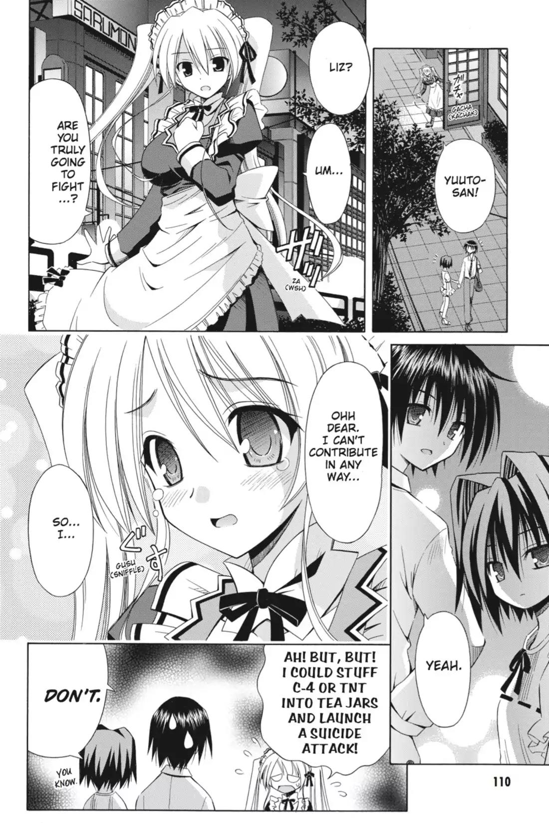Omamori Himari Chapter 53 page 12 - Chapter 53: Vol.9 Menagerie 53: Cat-Side Conference