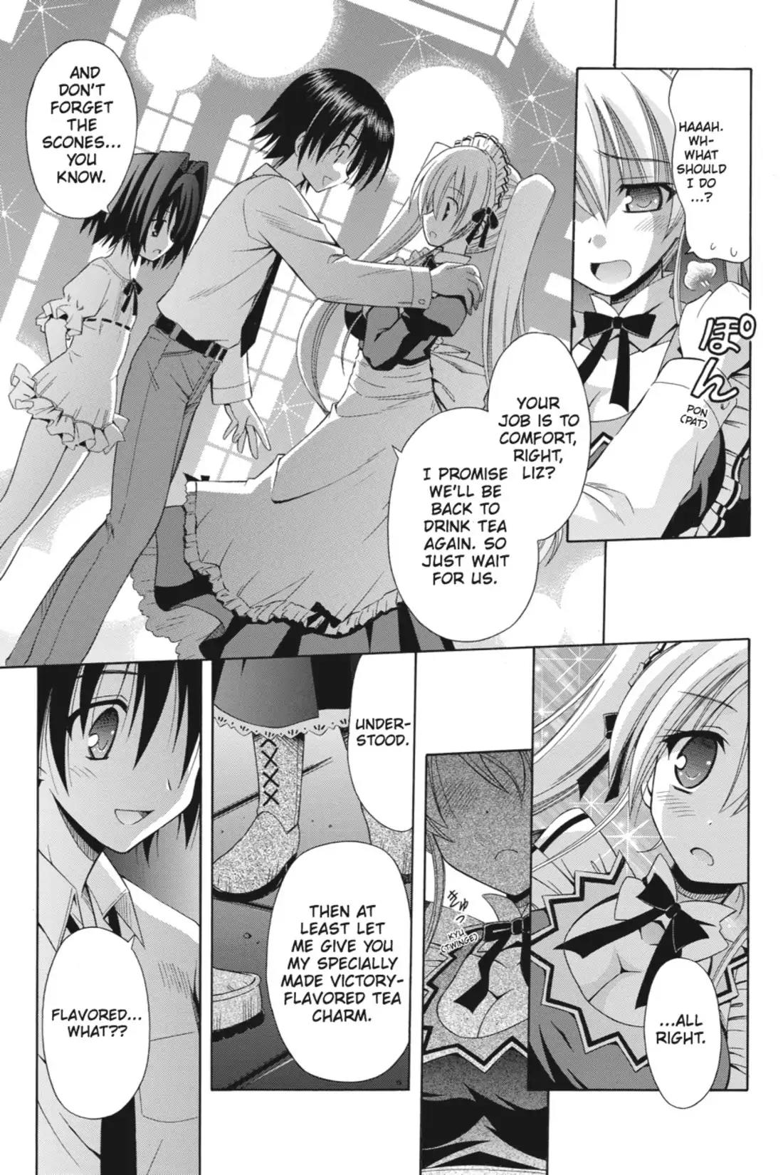 Omamori Himari Chapter 53 page 13 - Chapter 53: Vol.9 Menagerie 53: Cat-Side Conference
