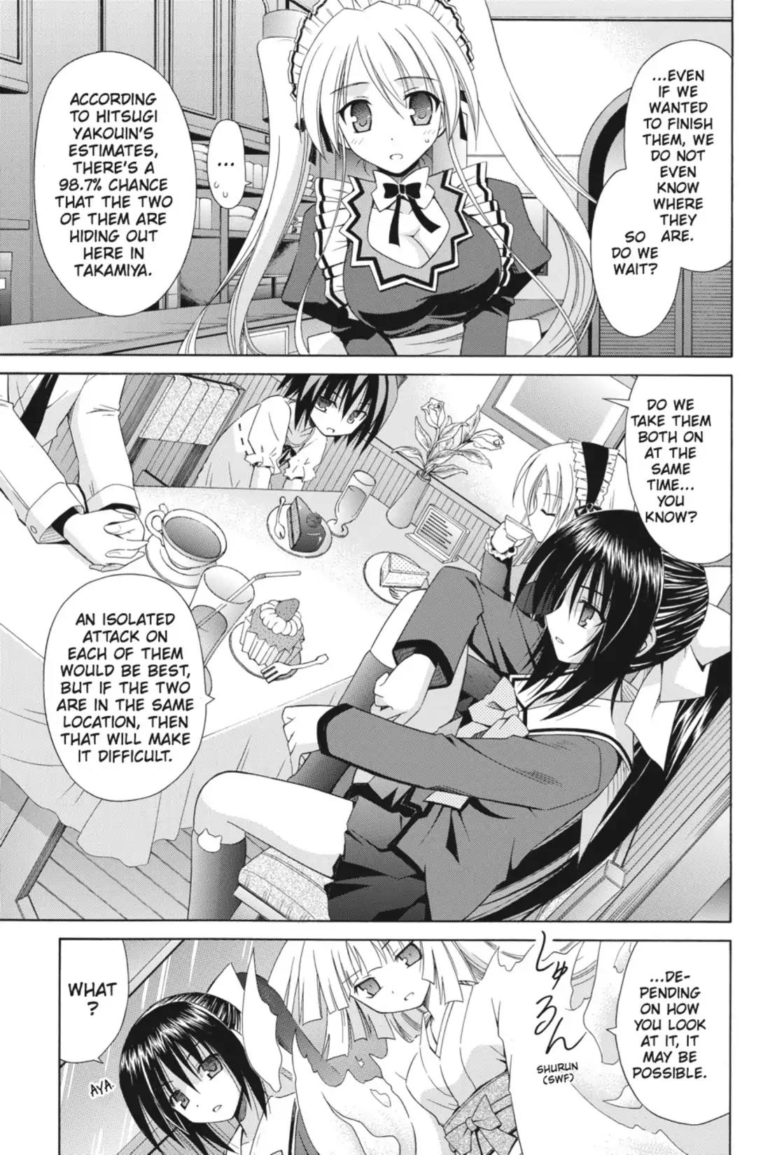 Omamori Himari Chapter 53 page 5 - Chapter 53: Vol.9 Menagerie 53: Cat-Side Conference
