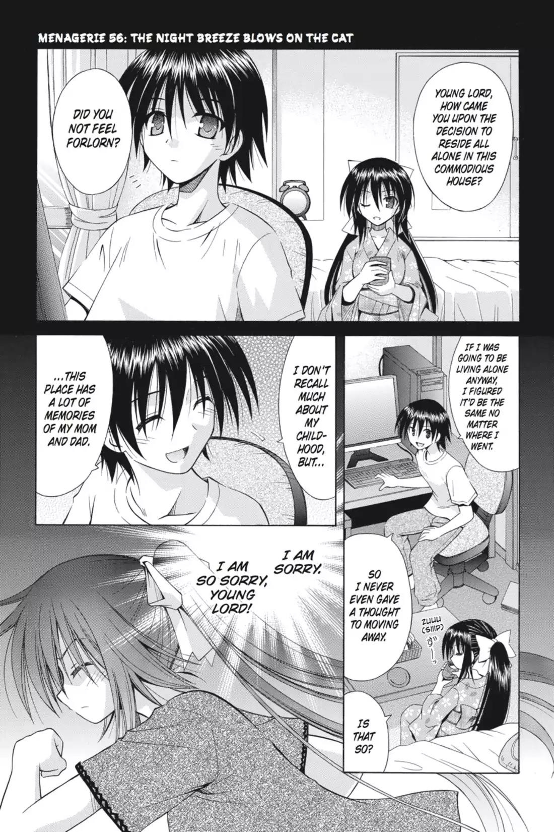 Omamori Himari Chapter 56 page 7 - Chapter 56: Vol.10 Menagerie 56: The Night Breeze Blows on the Cat