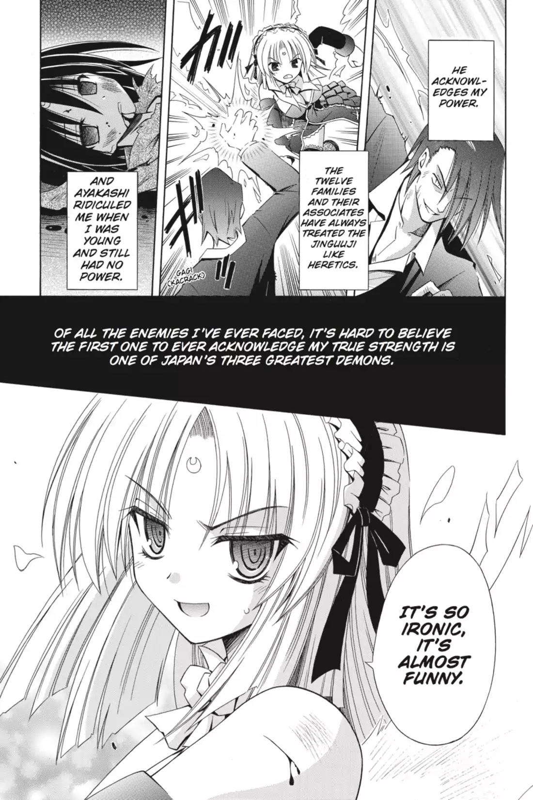 Omamori Himari Chapter 59 page 11 - Chapter 59: Vol.10 Menagerie 59: Fluttering Sorceress, the Cat's Moment