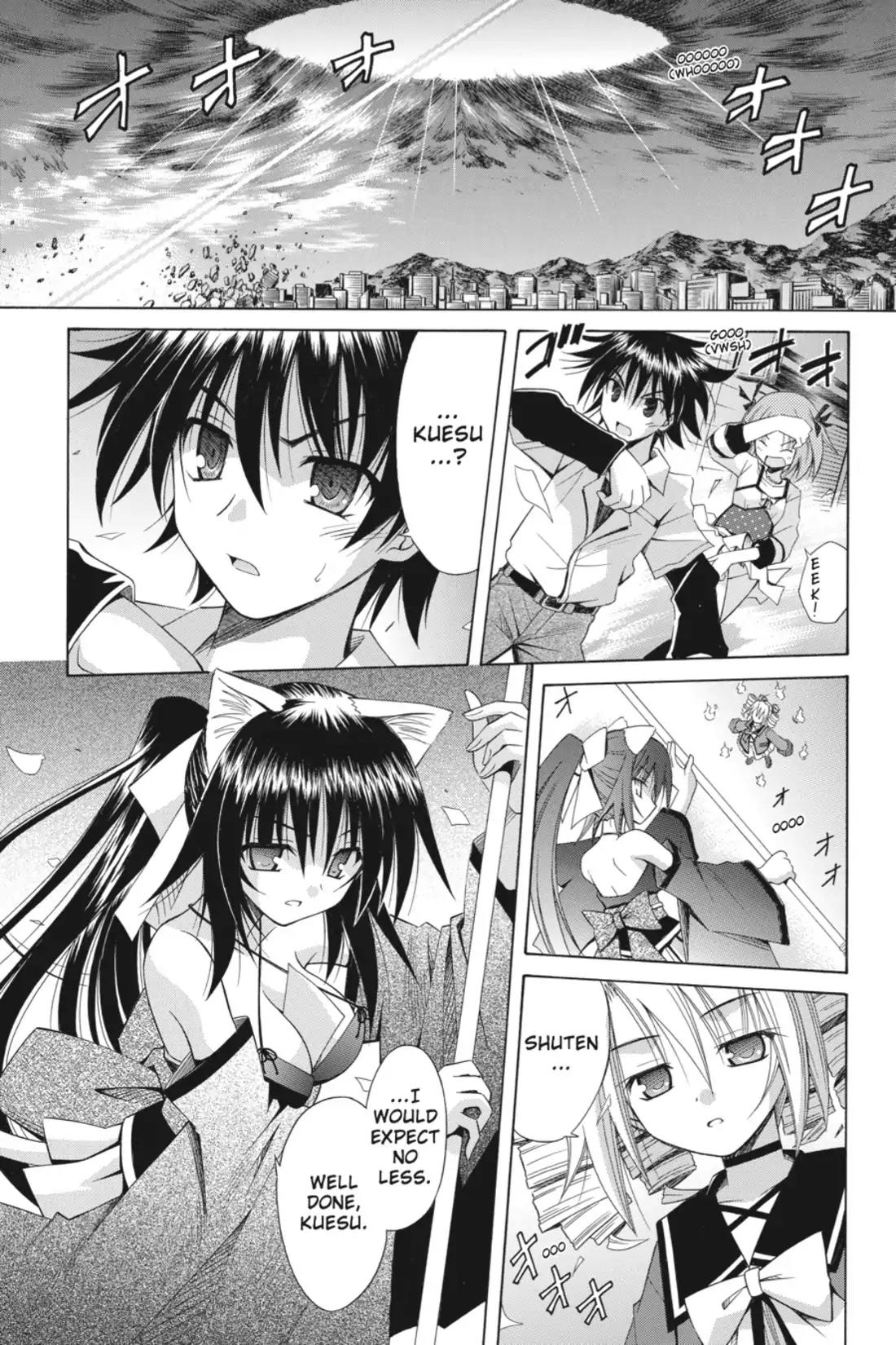 Omamori Himari Chapter 60 page 10 - Chapter 60: Vol.10 Menagerie 60: The Cat's Small Magic Goes on