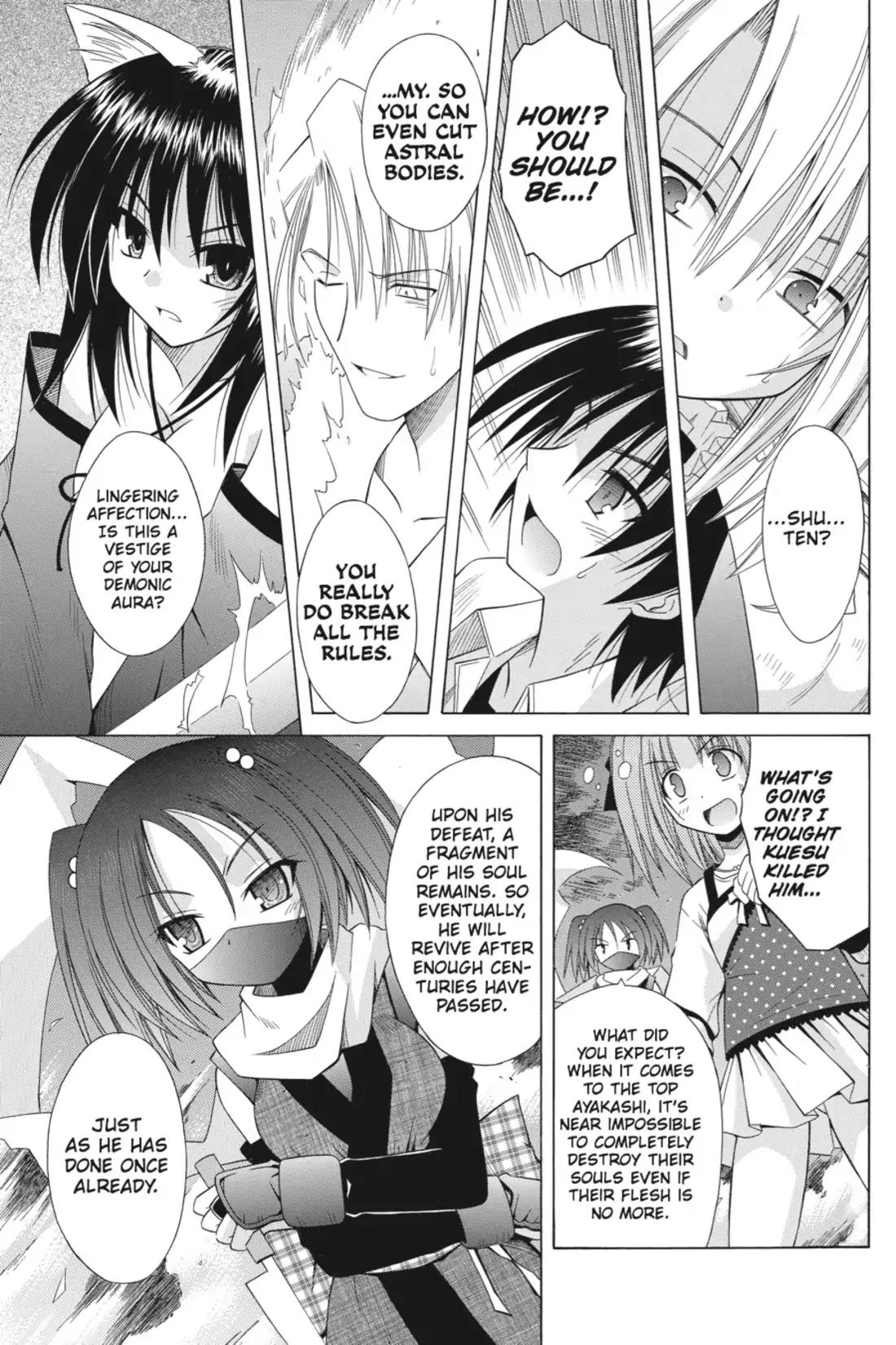 Omamori Himari Chapter 62 page 15 - Chapter 62: Vol.10 Menagerie 62: The Cornered Mouse Attacks the Cat