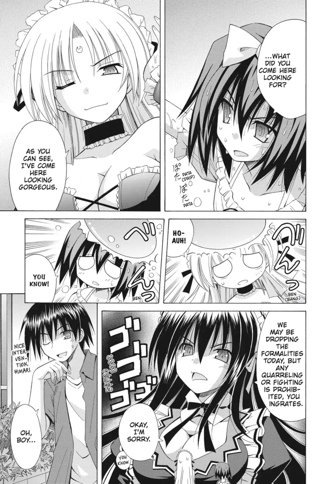 Omamori Himari Chapter 66 page 15 - Chapter 66: Vol.11 Menagerie 66: The Trigger to the Cat's Accidental Firing