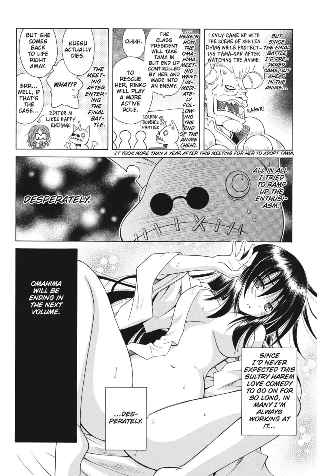 Omamori Himari Chapter 68.5 page 10 - Chapter 68.5: Vol.11 Menagerie 68.5: The Cat and Company's Sketchbook☆Revenge