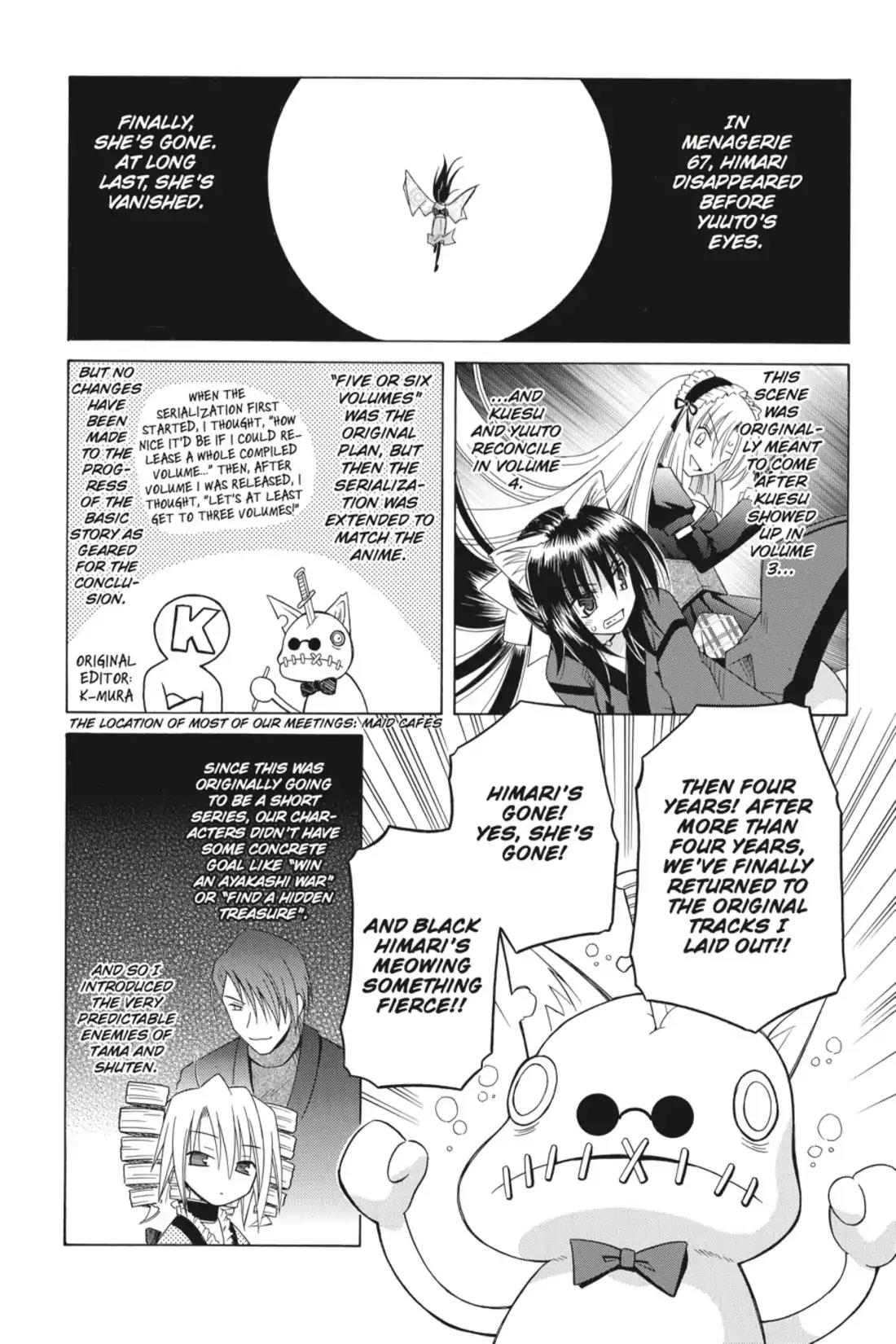 Omamori Himari Chapter 68.5 page 9 - Chapter 68.5: Vol.11 Menagerie 68.5: The Cat and Company's Sketchbook☆Revenge