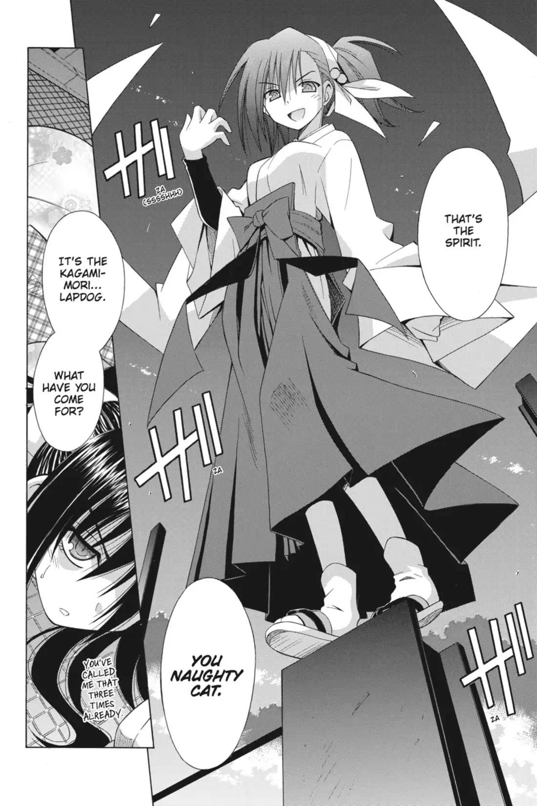 Omamori Himari Chapter 68 page 22 - Chapter 68: Vol.11 Menagerie 68: One of the Broken Cat's Shadows Appears in the Mirror