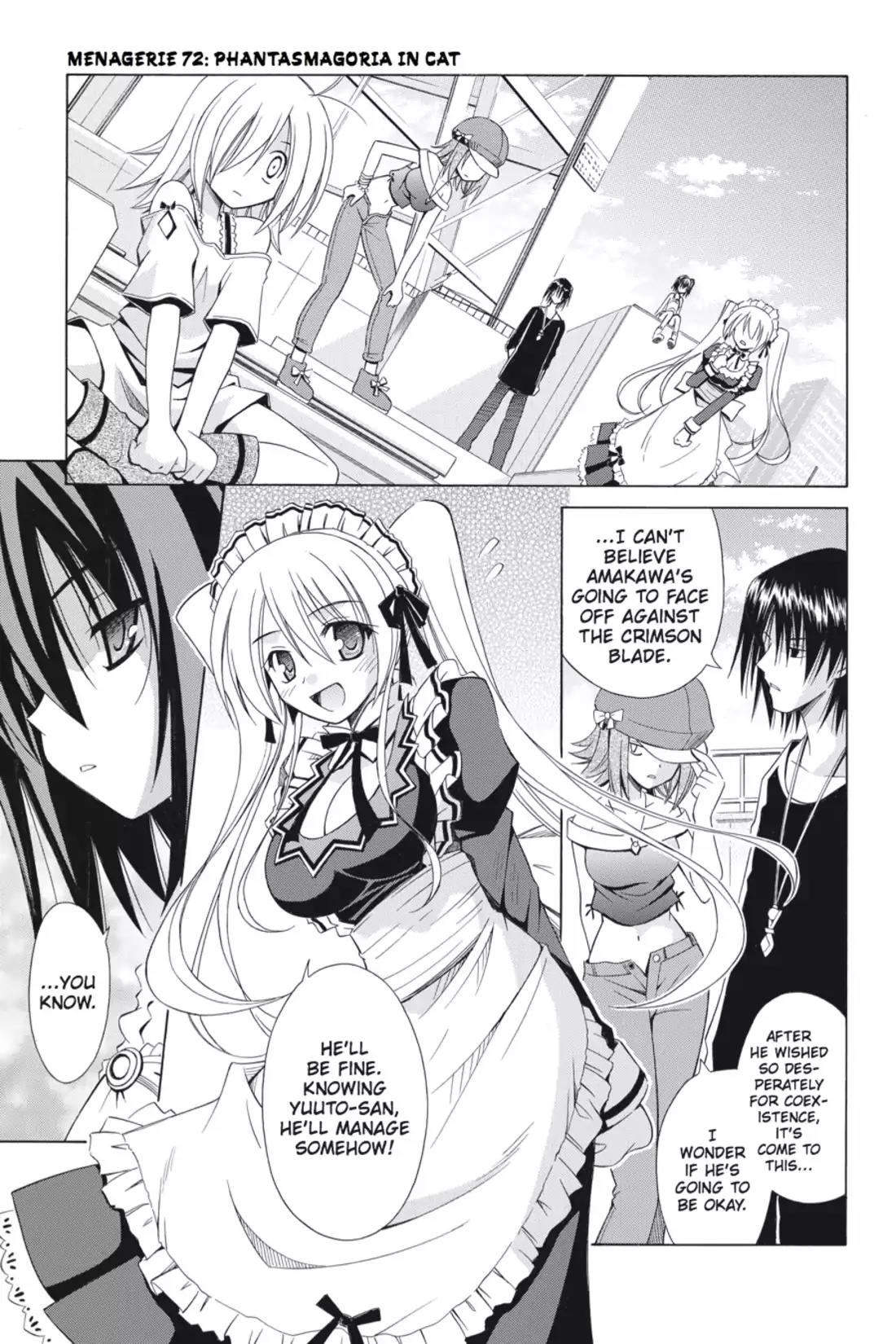 Omamori Himari Chapter 72 page 2 - Chapter 72: Vol.12 Menagerie 72: Phantasmagoria in Cat
