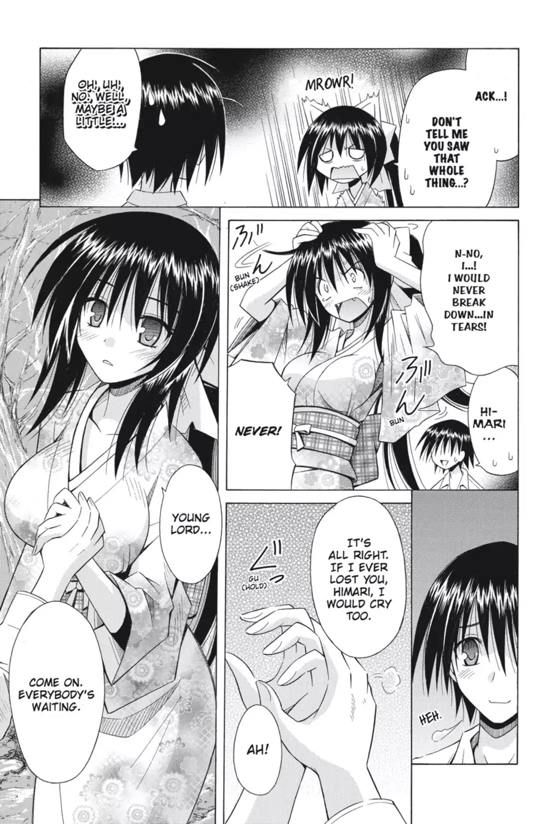 Omamori Himari Chapter 75 page 17 - Chapter 75: Vol.12 Menagerie 75: The Cat, the Girl, and the Place that Leads to Tomorrow [END]