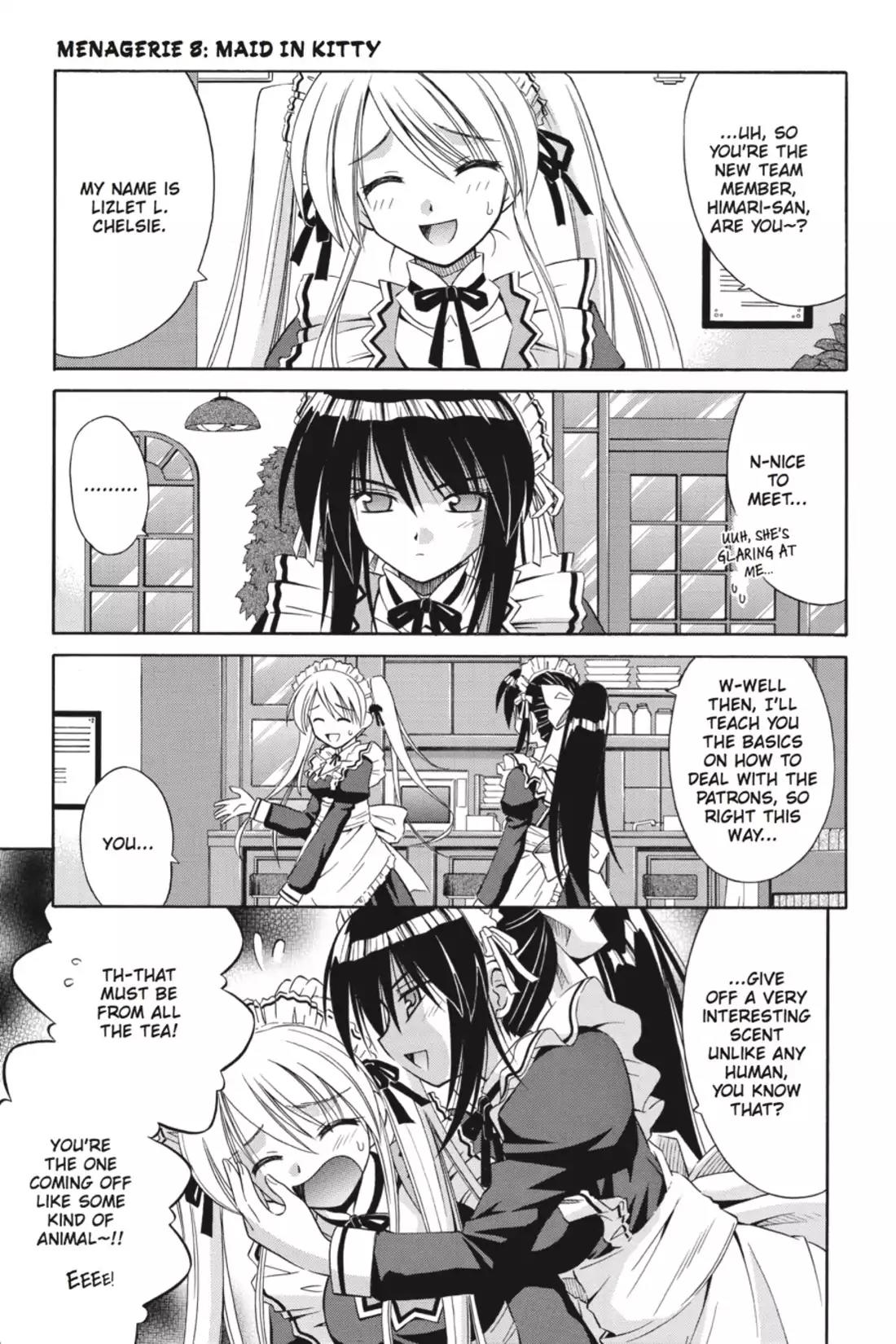 Omamori Himari Chapter 8 page 1 - Chapter 8: Vol.2 Menagerie 8: Maid in Kitty