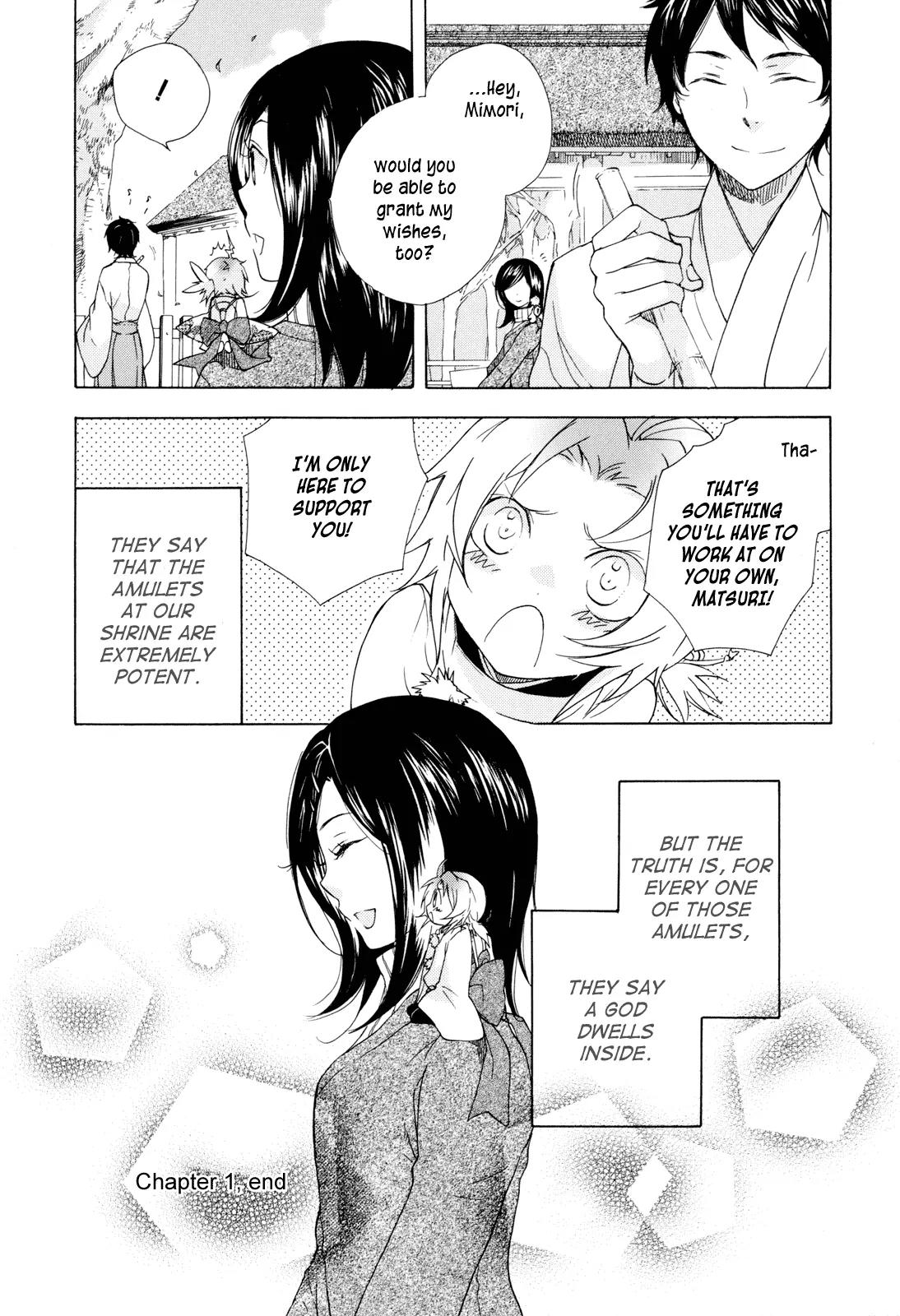 Omamori no Kamisama Chapter 1 page 34 - Chapter 1: Matsuri’s Omamori