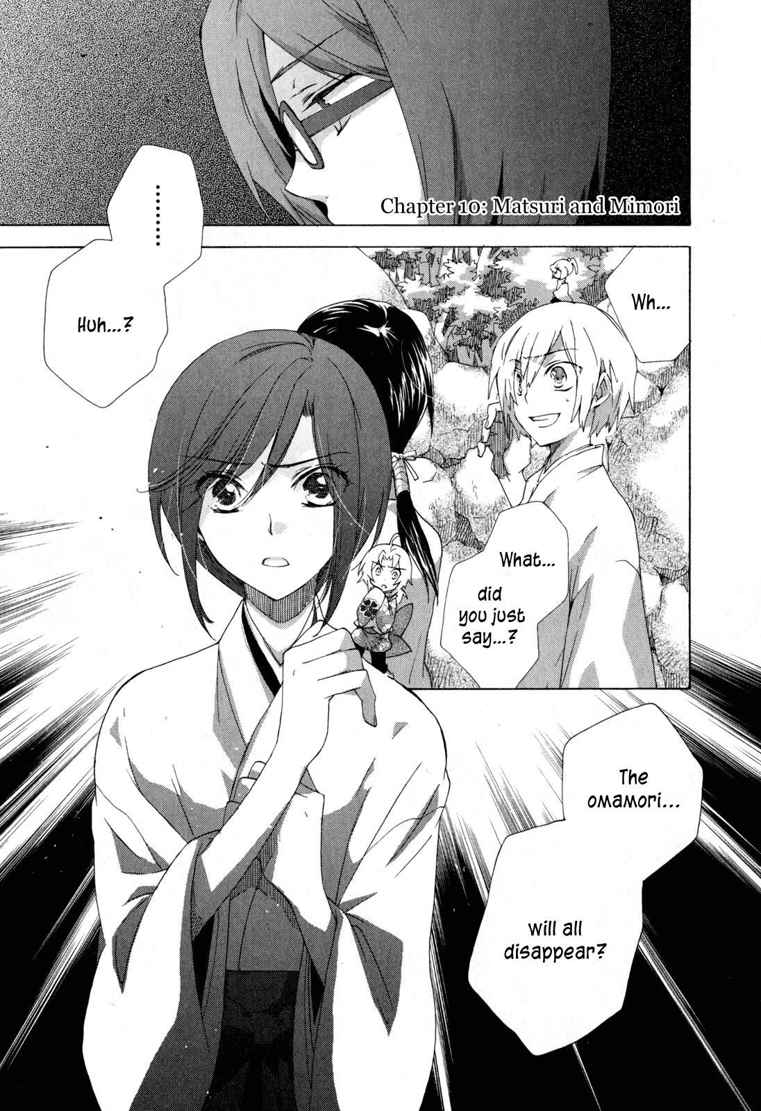 Omamori no Kamisama Chapter 10.2 page 1 - Chapter 10 v2 : Matsuri and Mimori [End]