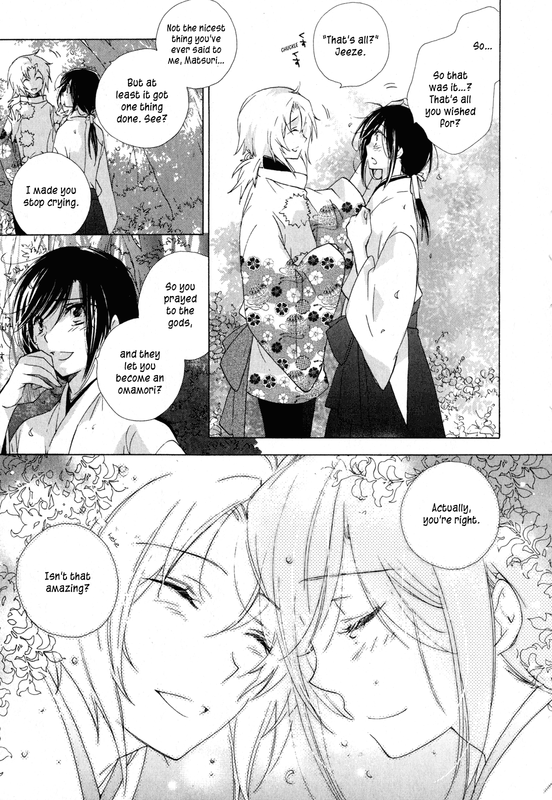 Omamori no Kamisama Chapter 10.2 page 27 - Chapter 10 v2 : Matsuri and Mimori [End]