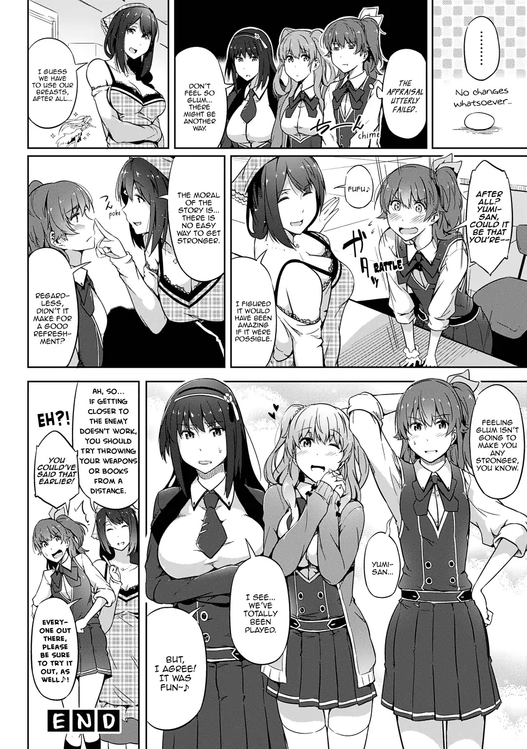 Omega Labyrinth Dengeki Comic Anthology Chapter 8 page 9 - Chapter 8: The Pursuit for Omega Power’s Possibilities (Tokiwa Midori)