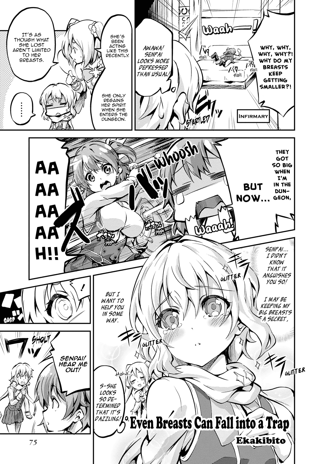 Omega Labyrinth Dengeki Comic Anthology Chapter 9 page 2 - Chapter 9: Even Breasts Can Fall into a Trap (Ekakibito)