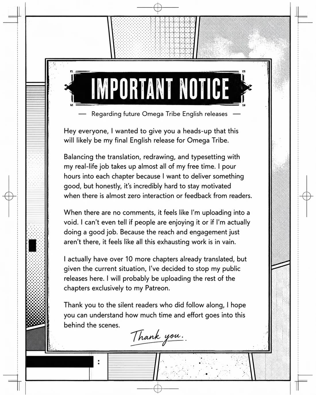 Omega Tribe Chapter 45 page 1 - Chapter 45: Incubation Period