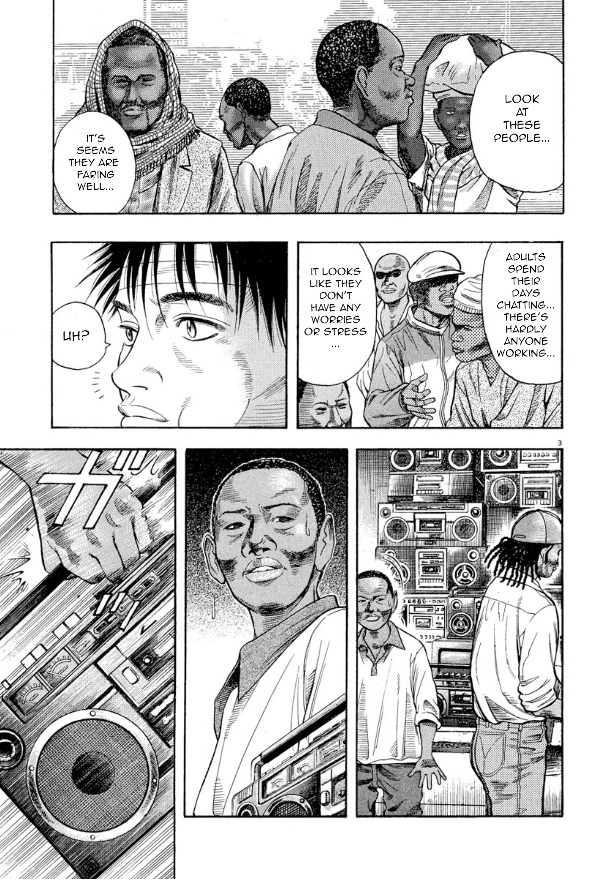 Omega Tribe Chapter 8 page 3 - Chapter 8: People die for a stereo