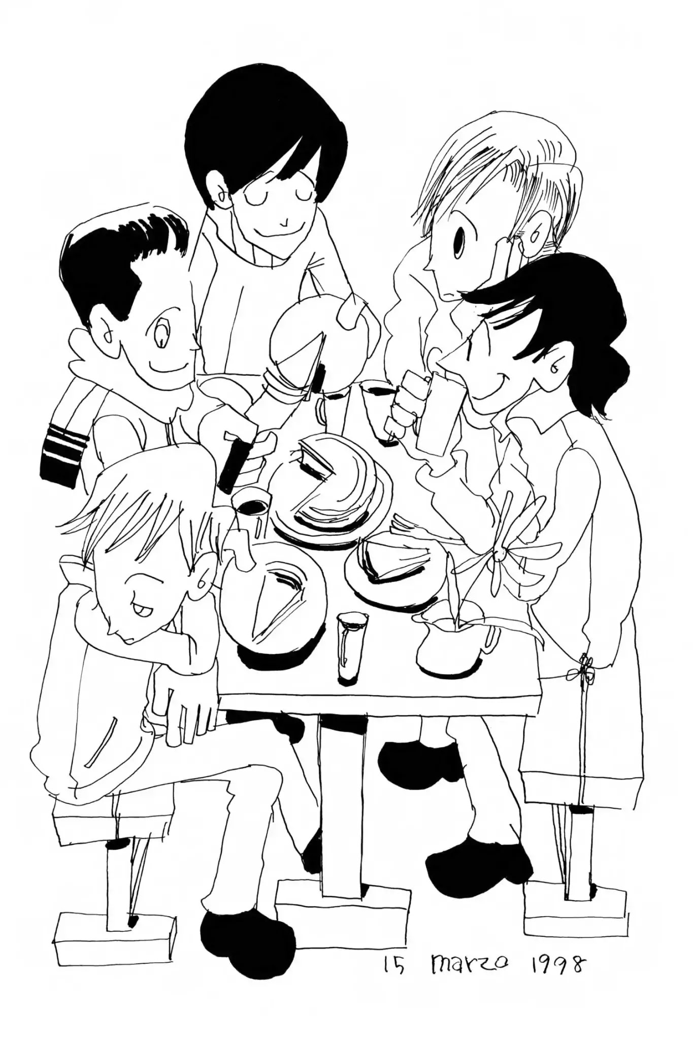 Ometura Chapter 15 page 19 - Chapter 15: Galleria di illustrazione