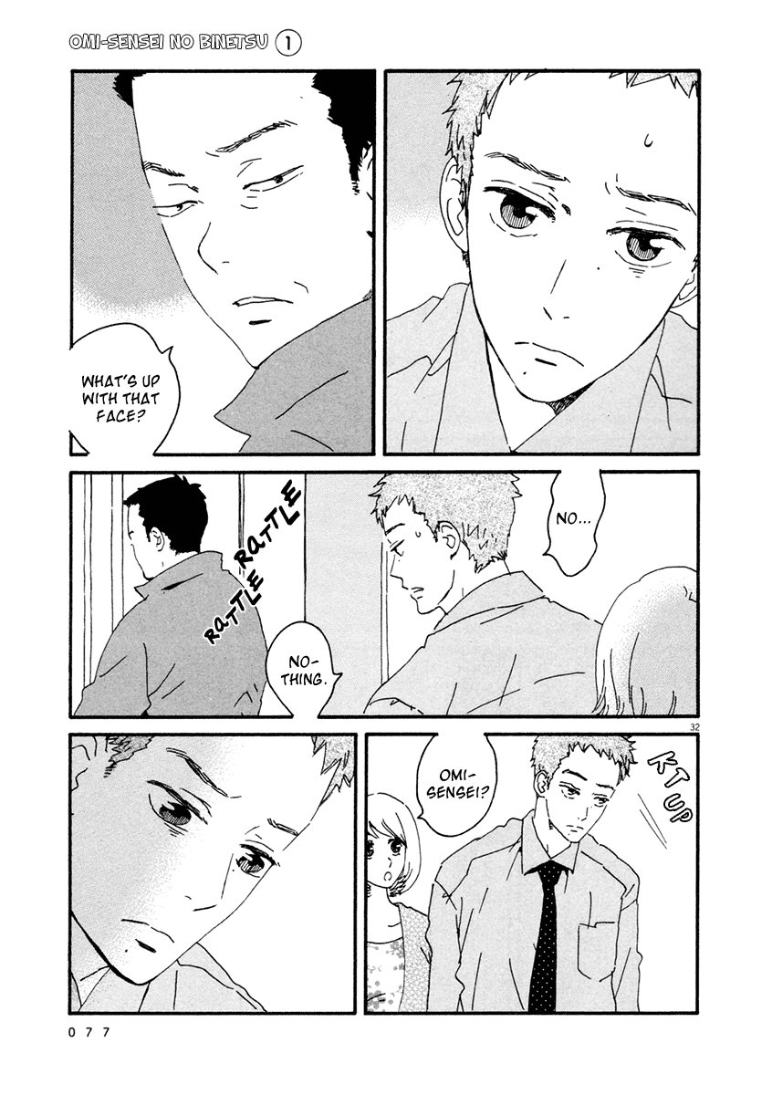 Omi-sensei no Binetsu Chapter 2 page 33 - Chapter 2: Letter
