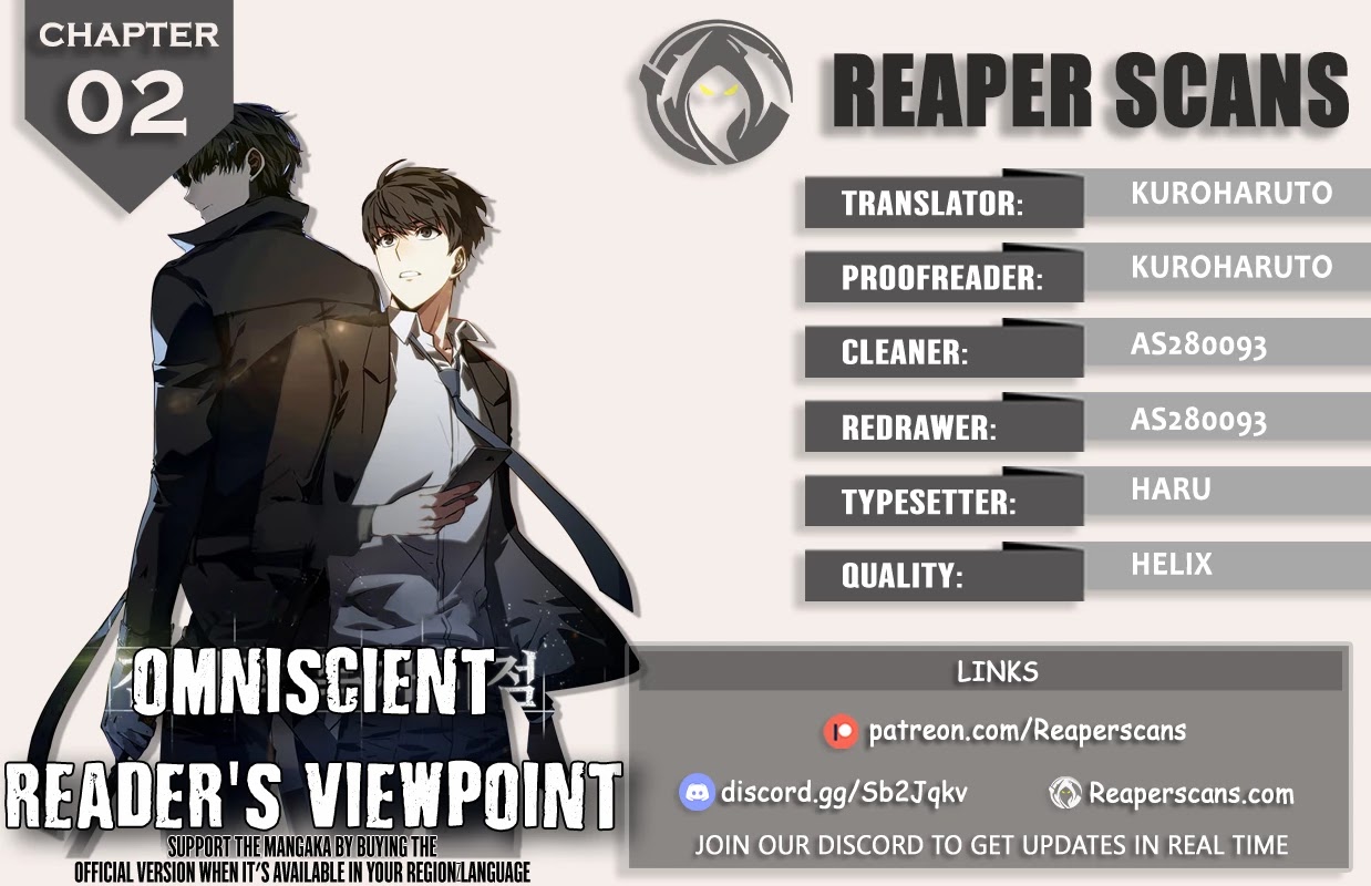 Omniscient Reader's Viewpoint Chapter 2 page 1 - Chapter 2: Starting the Paid Service part-1