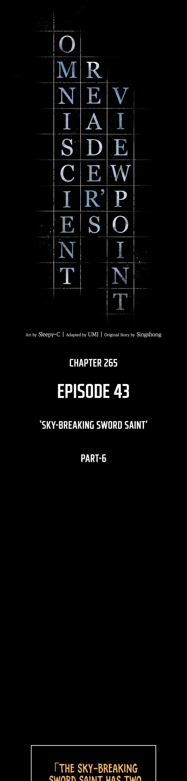 Omniscient Reader's Viewpoint Chapter 265 page 31 - Chapter 265: Sky-Breaking Sword Saint (Part 6)