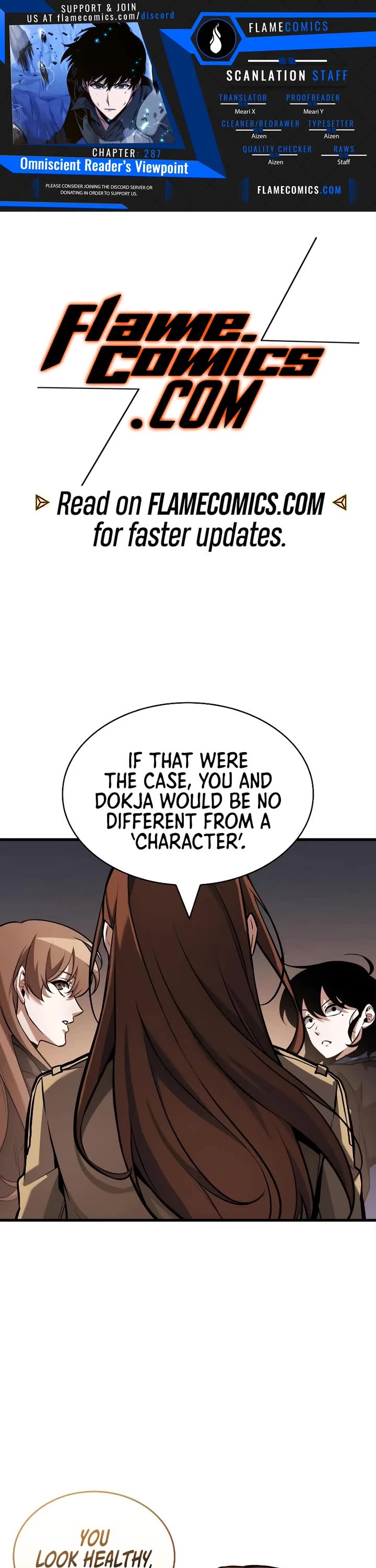 Omniscient Reader's Viewpoint Chapter 287 page 1 - Chapter 287: Character (Part 1)