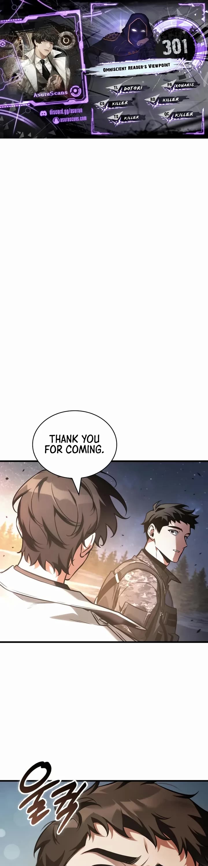 Omniscient Reader's Viewpoint Chapter 301 page 1 - Chapter 301: “Dokja’s Fable” Part - 3