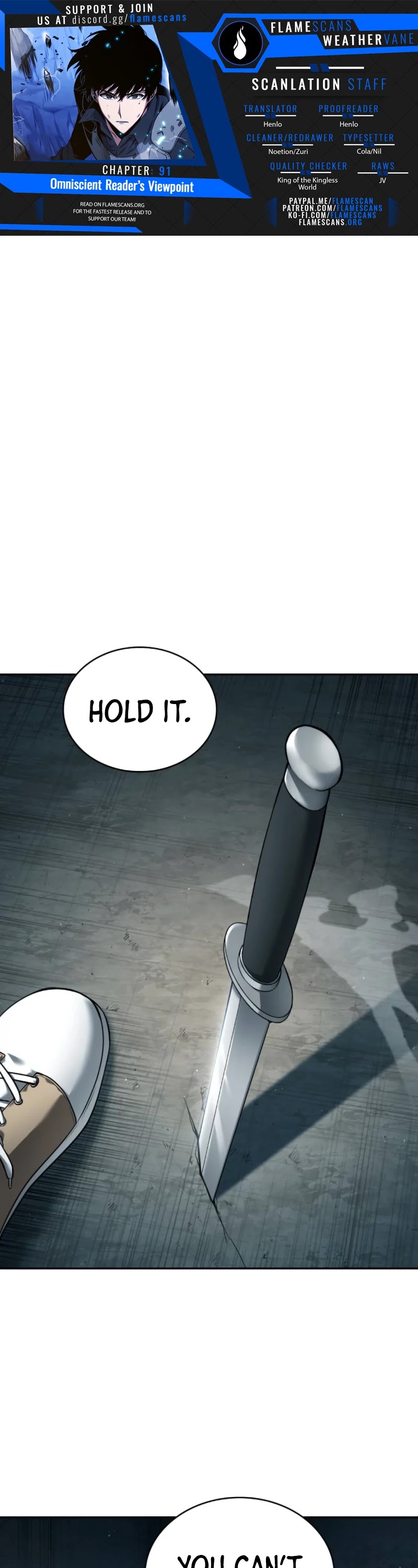 Omniscient Reader's Viewpoint Chapter 91 page 1 - Chapter 91