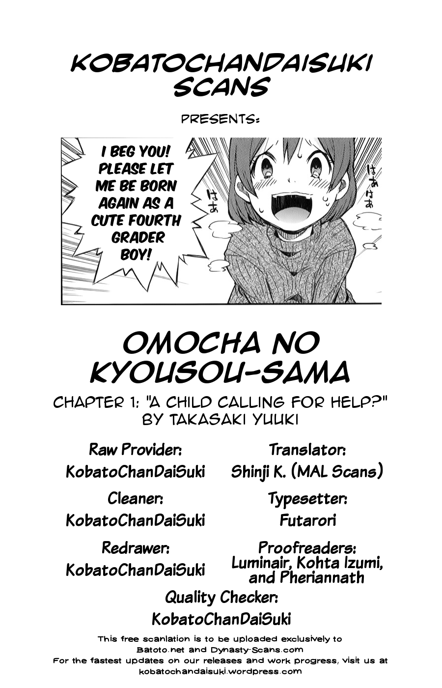 Omocha no Kyouso-sama Chapter 1 page 36 - Chapter 1: A Child Calling for Help?