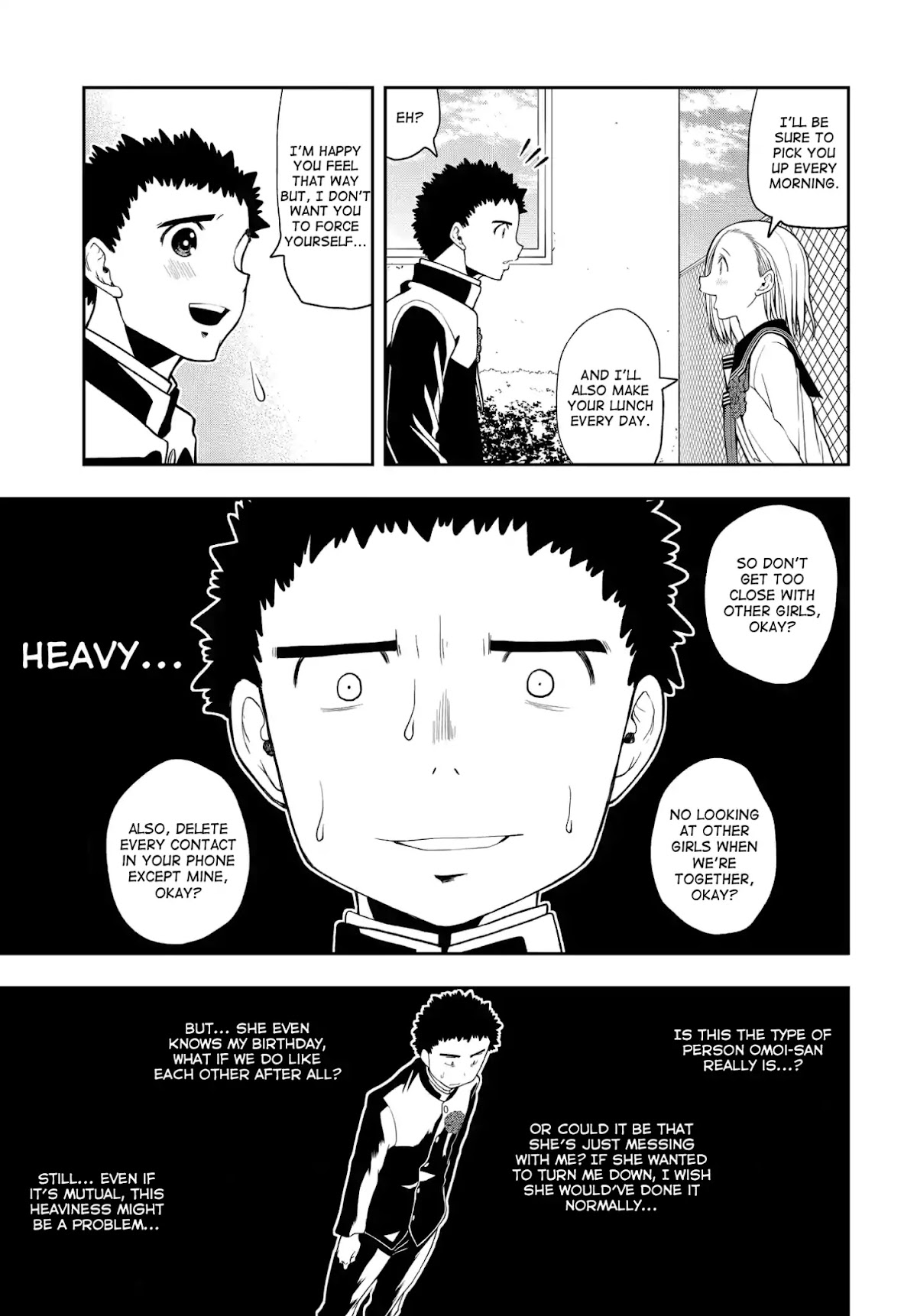 Omoi ga Omoi Omoi-san Chapter 1 page 5 - Chapter 1: Reach, These Feelings