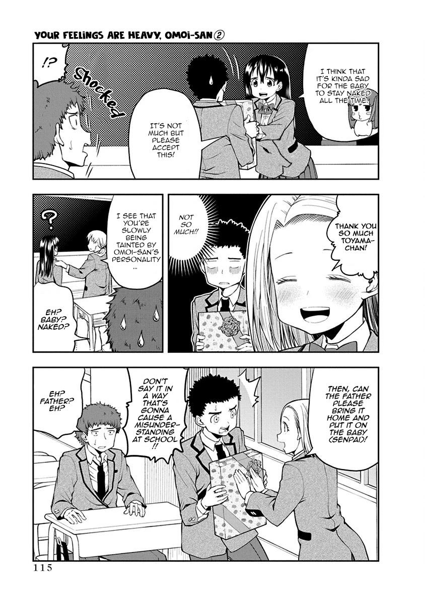 Omoi ga Omoi Omoi-san Chapter 37 page 3 - Chapter 37: Hug the baby