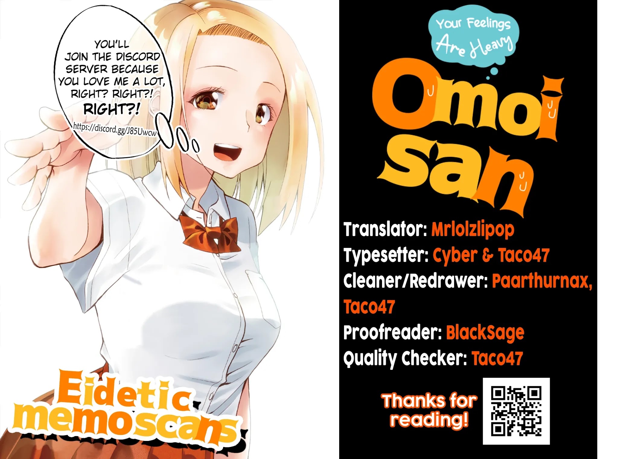 Omoi ga Omoi Omoi-san Chapter 37 page 8 - Chapter 37: Hug the baby
