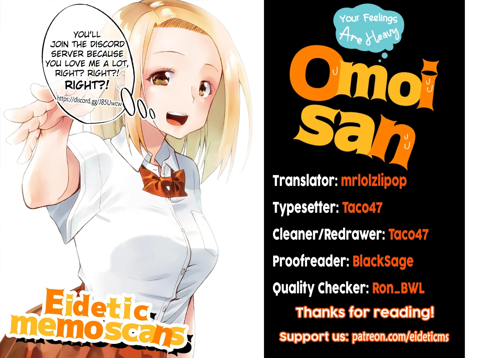 Omoi ga Omoi Omoi-san Chapter 40 page 9 - Chapter 40: Blues