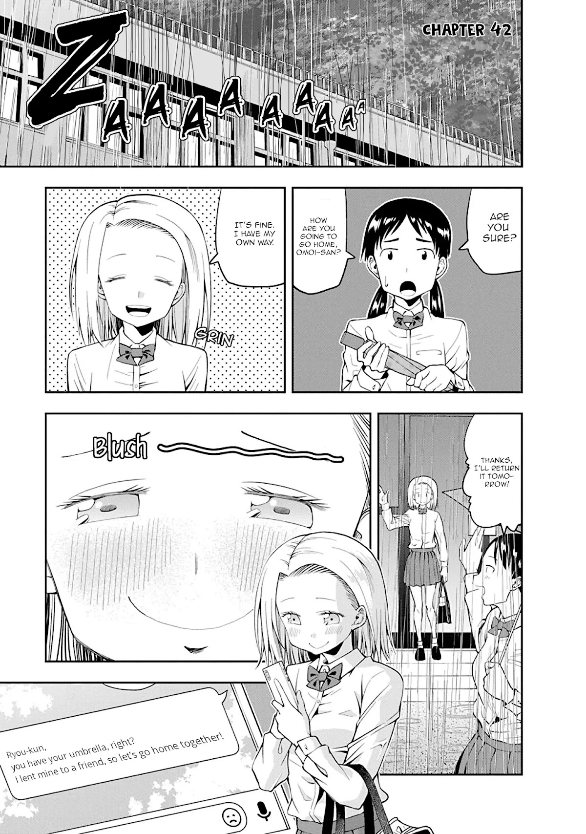 Omoi ga Omoi Omoi-san Chapter 42 page 1 - Chapter 42: Rainy Season