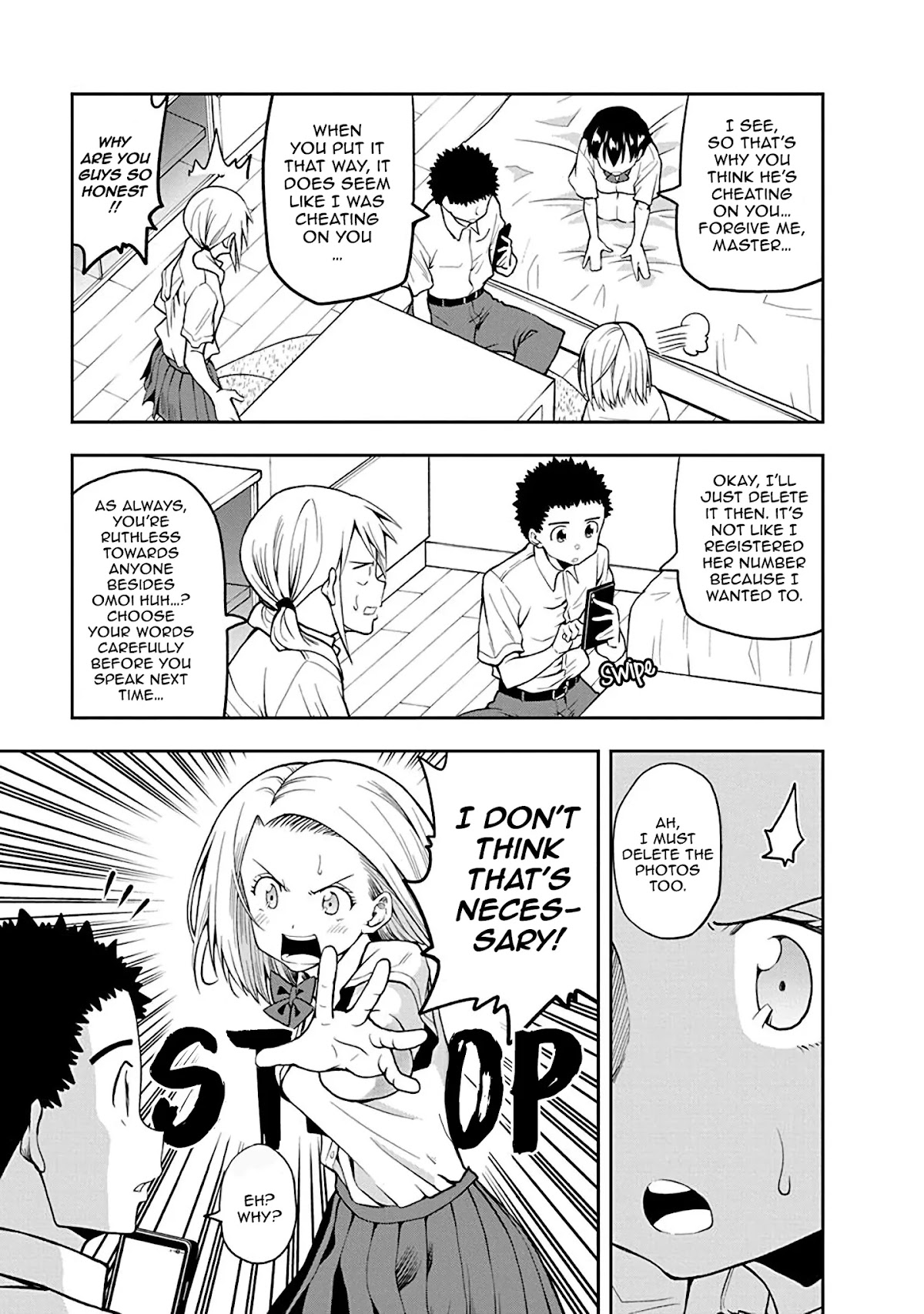 Omoi ga Omoi Omoi-san Chapter 44 page 3 - Chapter 44: Cheating?