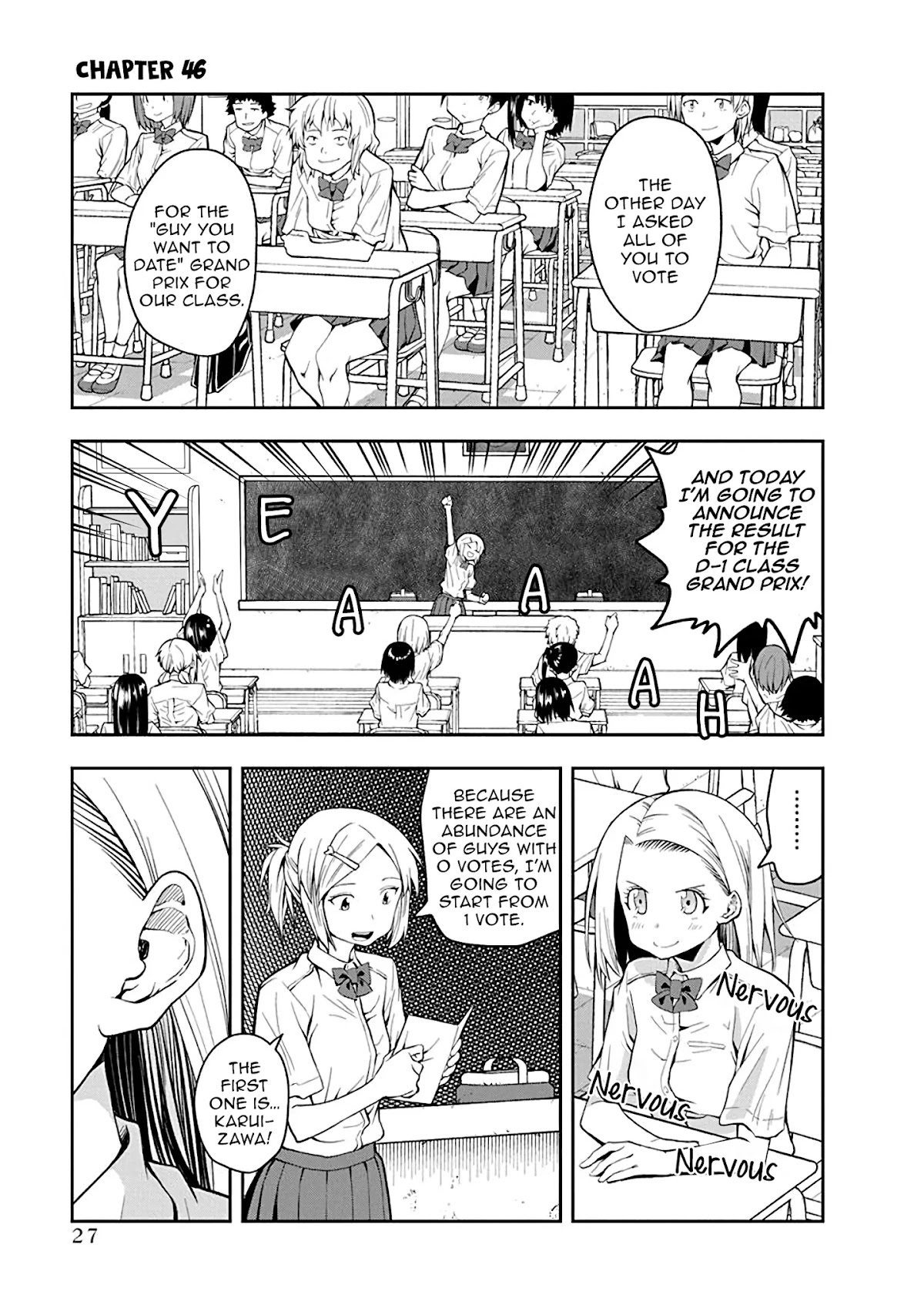 Omoi ga Omoi Omoi-san Chapter 46 page 1 - Chapter 46: D-1 Class Grand Prix