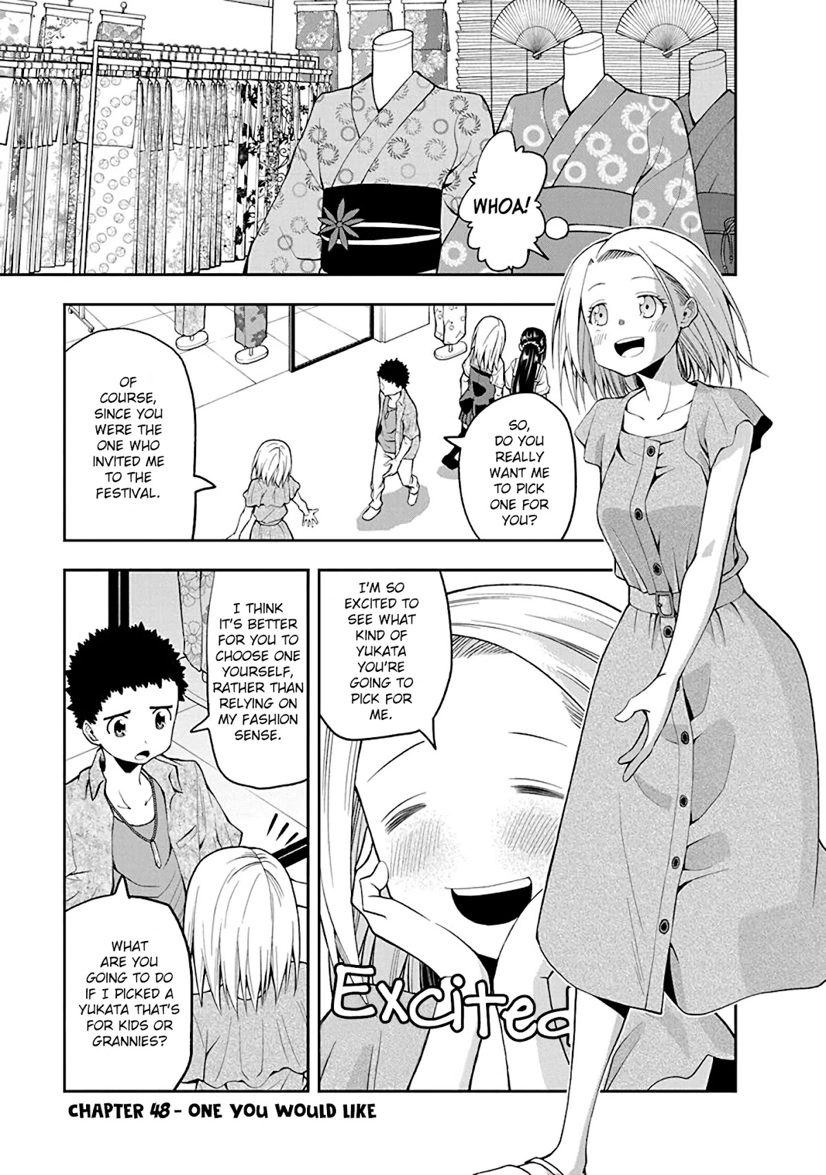 Omoi ga Omoi Omoi-san Chapter 48 page 1 - Chapter 48: One You Would Like