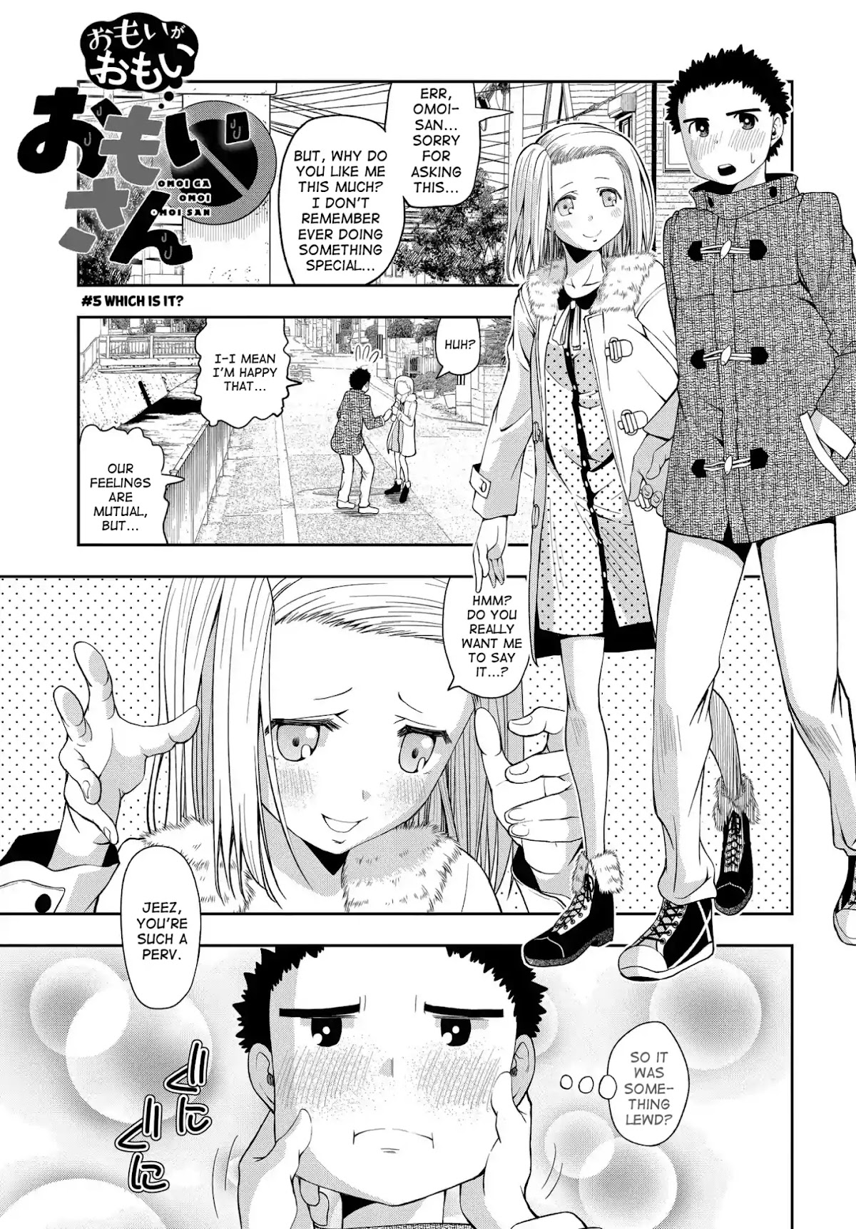 Omoi ga Omoi Omoi-san Chapter 5 page 1 - Chapter 5: Which Is It?
