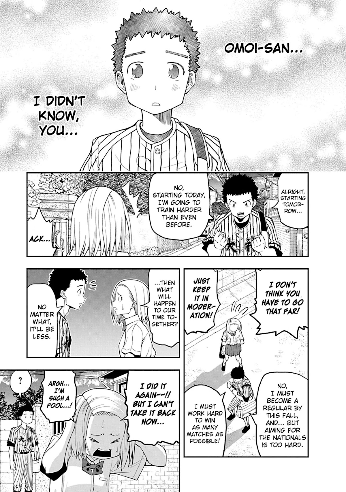Omoi ga Omoi Omoi-san Chapter 55 page 5 - Chapter 55: High School Baseball