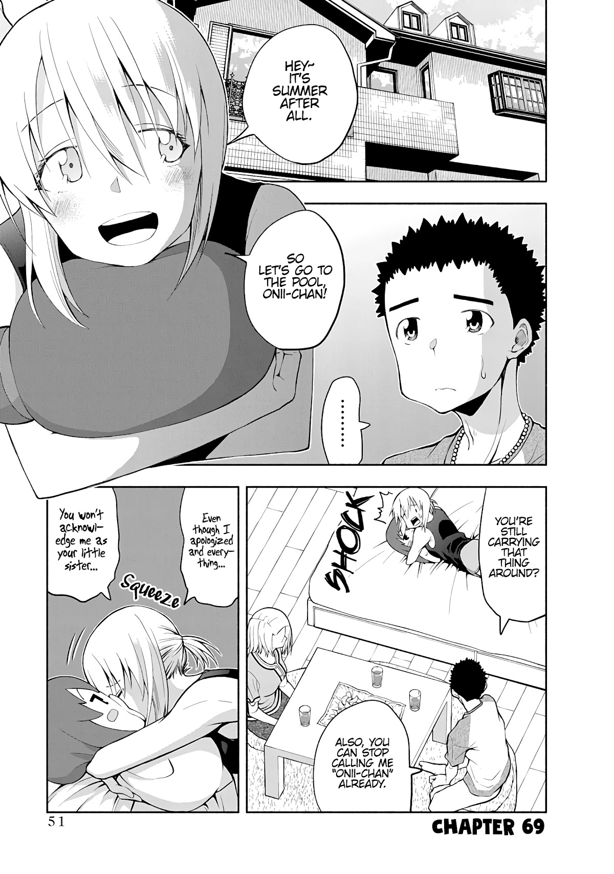 Omoi ga Omoi Omoi-san Chapter 69 page 1 - Chapter 69: Little Sister