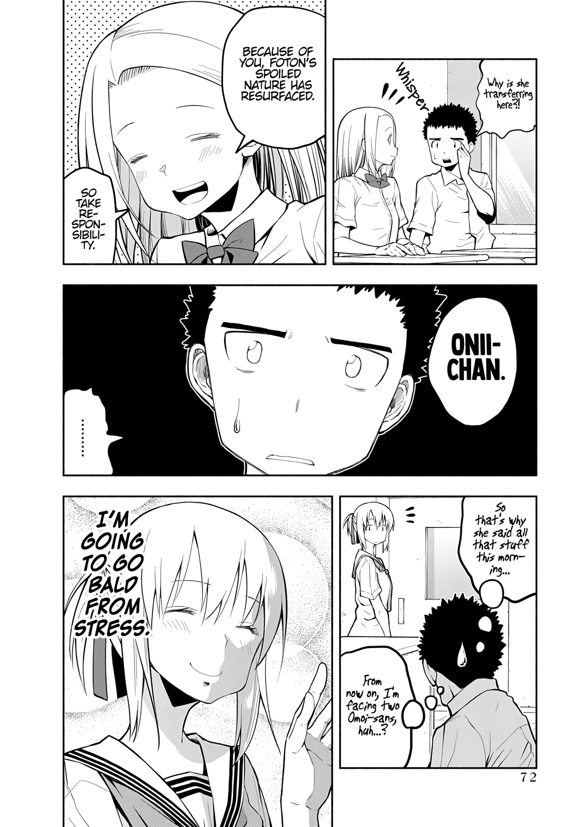 Omoi ga Omoi Omoi-san Chapter 71 page 8 - Chapter 71: New Semester
