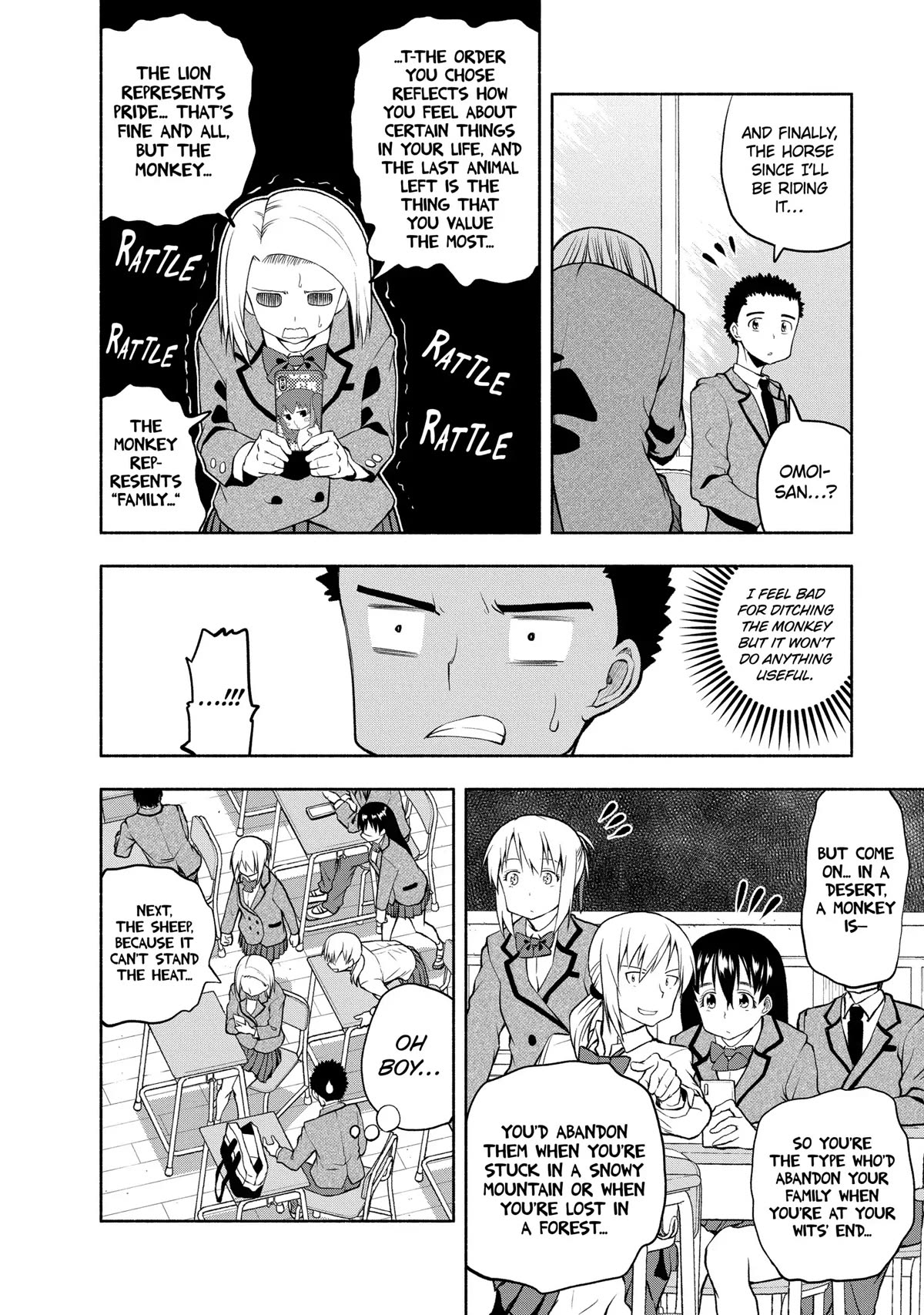 Omoi ga Omoi Omoi-san Chapter 85 page 4 - Chapter 85: Personality Test