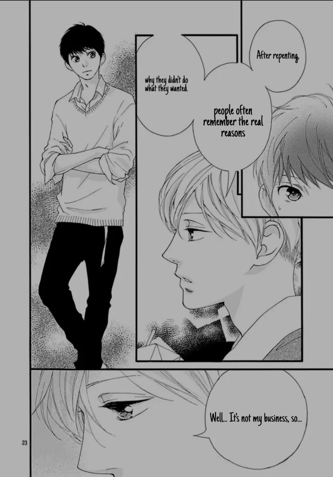 Omoi, Omoware, Furi, Furare Chapter 39 page 22 - Chapter 39