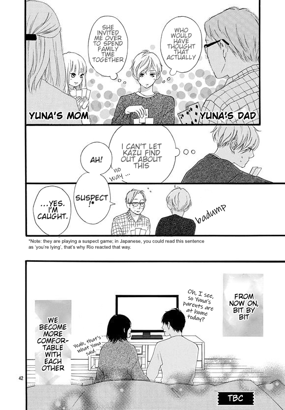 Omoi, Omoware, Furi, Furare Chapter 43 page 42 - Chapter 43
