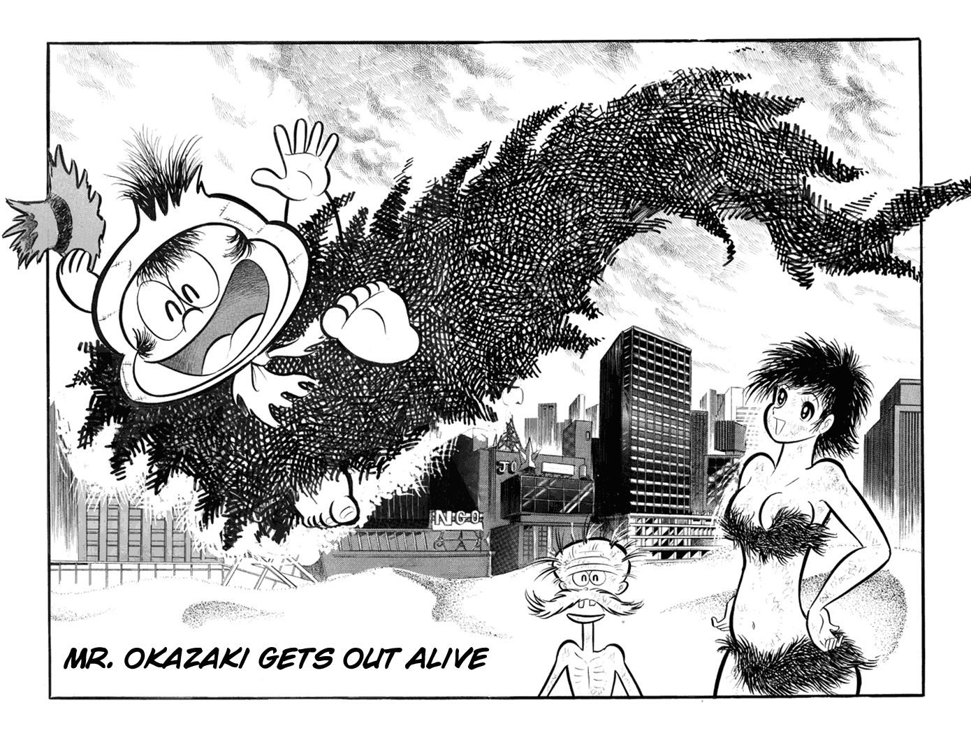 Omorai-kun Chapter 7 page 1 - Chapter 7 : Mr. Okazaki Gets Out Alive