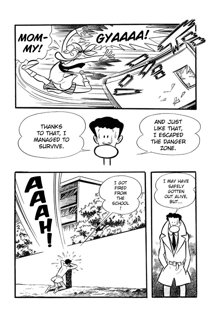 Omorai-kun Chapter 7 page 17 - Chapter 7 : Mr. Okazaki Gets Out Alive