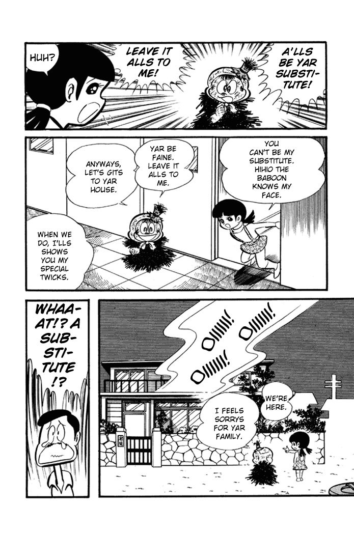 Omorai-kun Chapter 9 page 8 - Chapter 9 : Omorai Juutarou, Baboon Exterminator