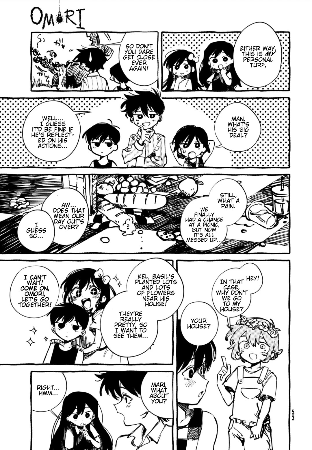 OMORI Chapter 2 page 19 - Chapter 2: A Home For Flowers