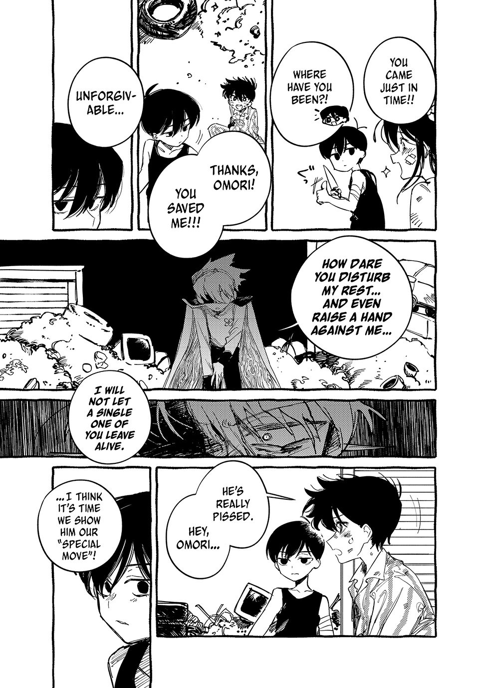 OMORI Chapter 5 page 11 - Chapter 5: You Were Wrong. Go Back.
