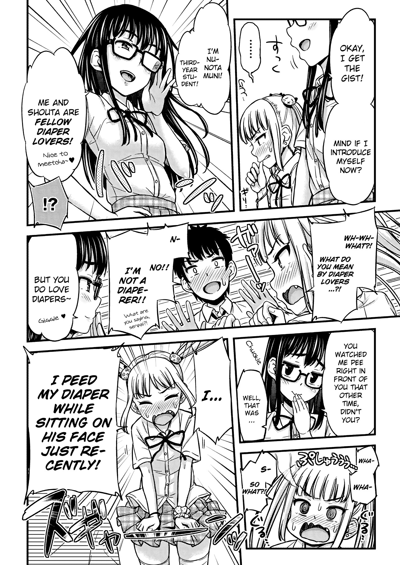 Omujo! Omutsu Joshi Chapter 14 page 5 - Chapter 14: Diaper Girls, Gather!!